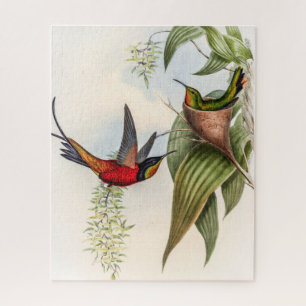 Vintage Hummingbirds by John Gould Jigsaw Puzzle