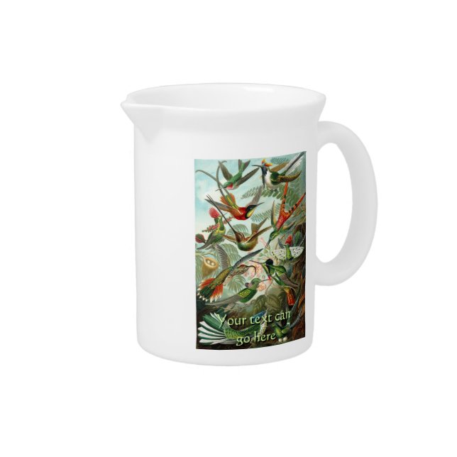 Vintage Hummingbirds Pitcher (Right)