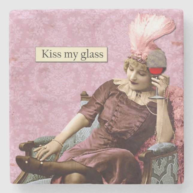 Vintage Humor Coaster (Front)