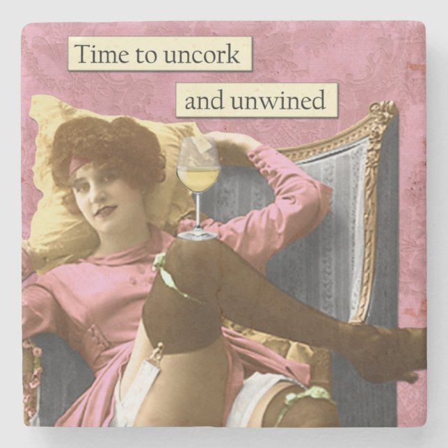 Vintage Humor Coaster (Front)