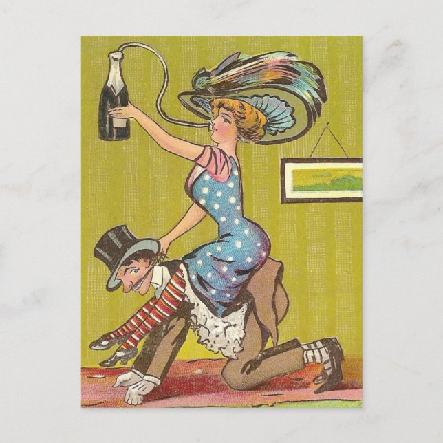 Vintage Humor Postcard (Front)