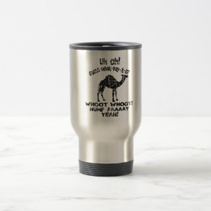 Vintage Hump Day Camel Guess What Day It Is Travel Mug