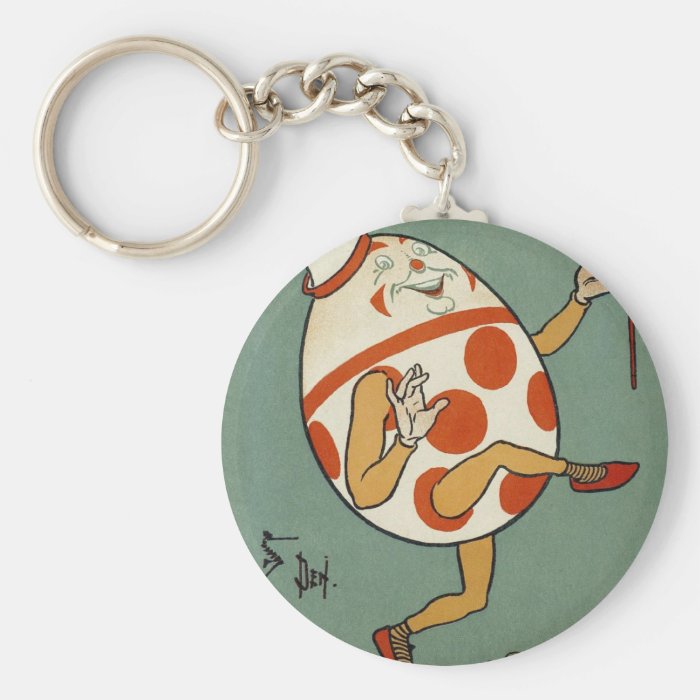 Vintage Humpty Dumpty on the Wall Dancing Key Chain