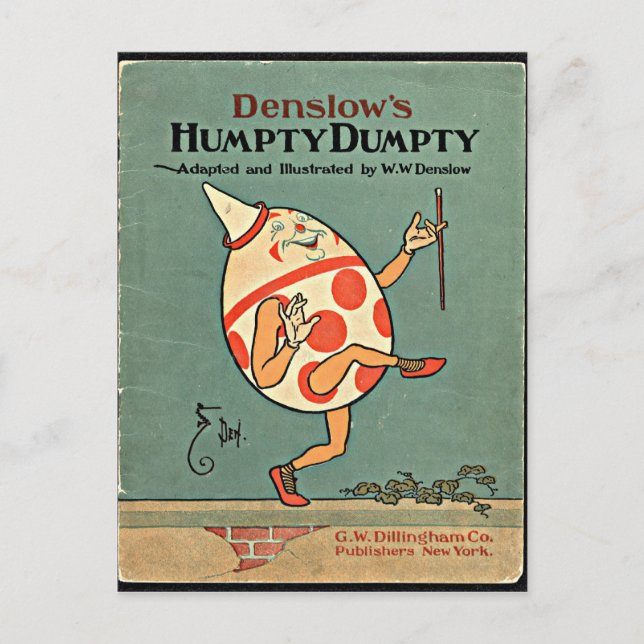 Vintage Humpty Dumpty Postcard (Front)