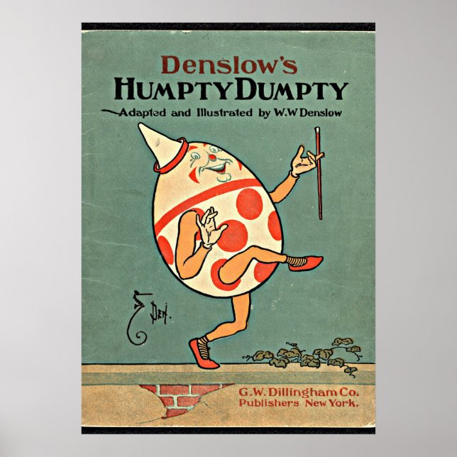 Vintage Humpty Dumpty Poster (Front)
