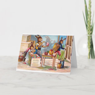 Vintage Hungarian Easter Card