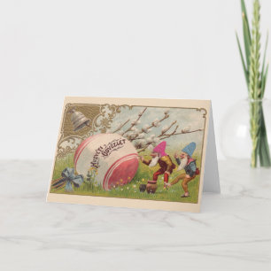 Vintage Hungarian Housvéti üdvözlet Easter Card