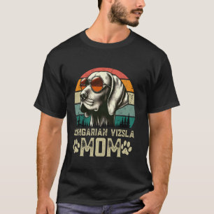 Vintage Hungarian Vizsla Mom Dog Lovers Birthday P T-Shirt