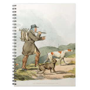 Vintage HUNTING DOG HUNTER HUNT HOUNDS HUNTING HUN Notebook
