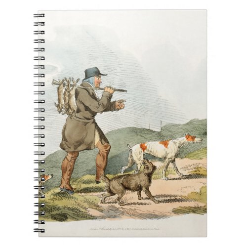 Vintage HUNTING DOG HUNTER HUNT HOUNDS HUNTING HUN Notebook