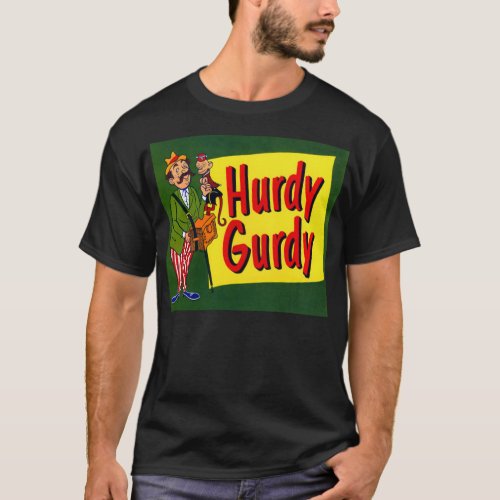 Vintage Hurdy Gurdy Monkey T_Shirt