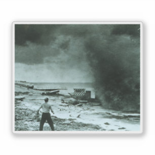 Vintage Hurricane Wave Sticker