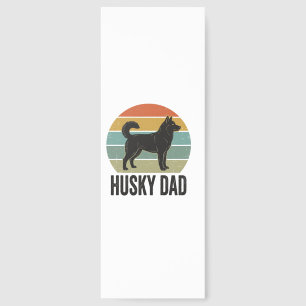 Vintage Husky Dad Retro Dog Vector Design_1 Bookmarks