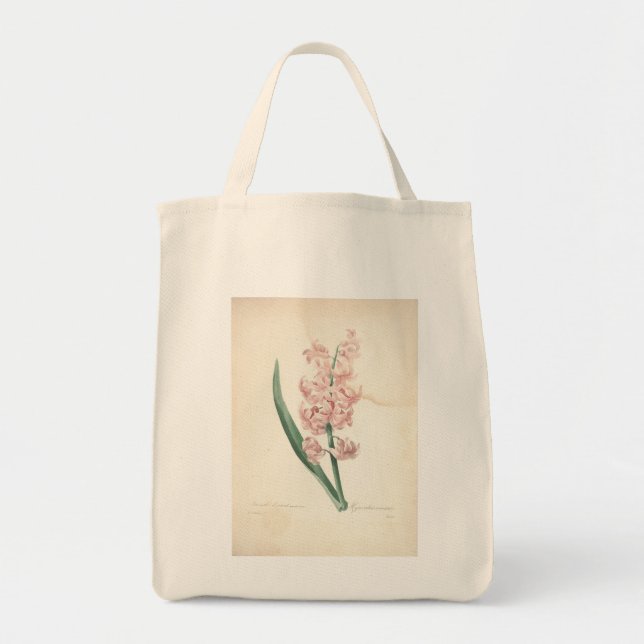 Vintage Hyacinthus by Redoute - Grocery Bags (Front)