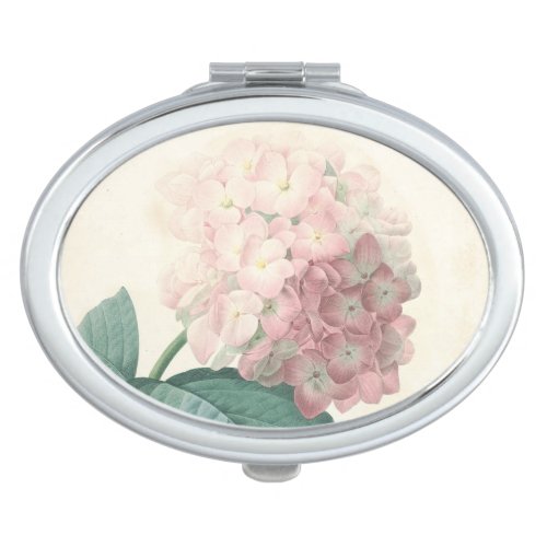 Vintage Hydrangea Birthday Compact Mirror
