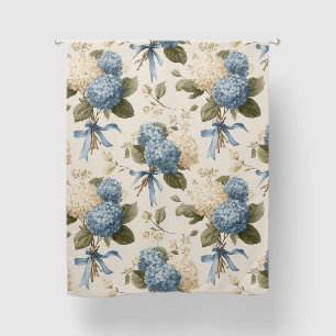 Vintage Hydrangea Bouquet Pattern Blackout Curtains