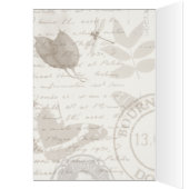Vintage Hydrangea Cards (Inside (Left))