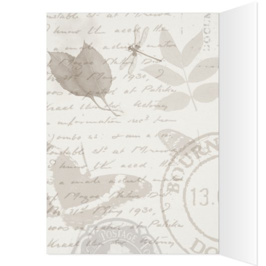 Vintage Hydrangea Cards (Inside (Left))