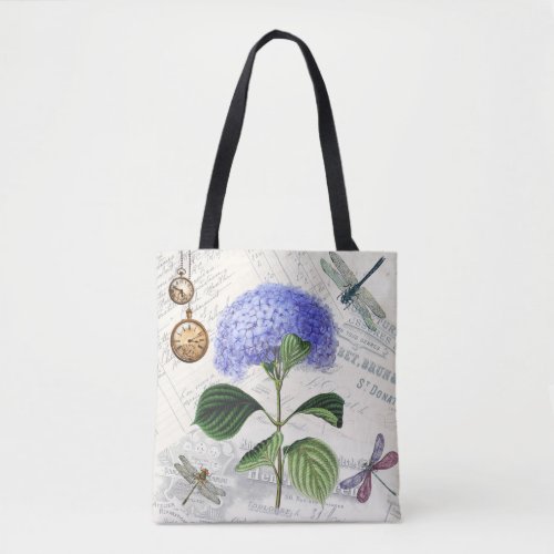 Vintage Hydrangea Mothers Day Tote Bag