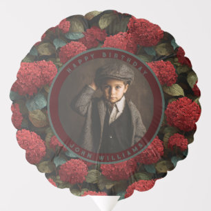 Vintage Hydrangeas Photo Balloon For Party Mood