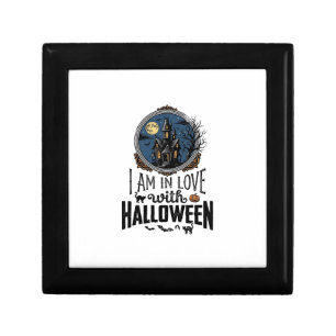 Vintage I Am In Love With Halloween Shirt Design_1 Gift Box