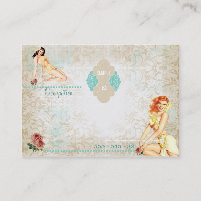 Vintage I - Business Card (Front)