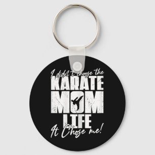 Vintage I Didn't Choose The Karate Mom Life It Cho Keychain
