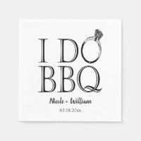 Vintage I Do BBQ Barbecue Barn Wedding Engagement