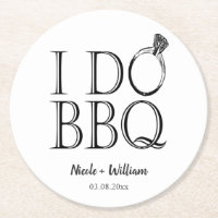 Vintage I Do BBQ Barbecue Country Wedding Ring