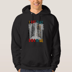 Vintage I Got Cute Dog Halloween X ray Beagle Dog  Hoodie
