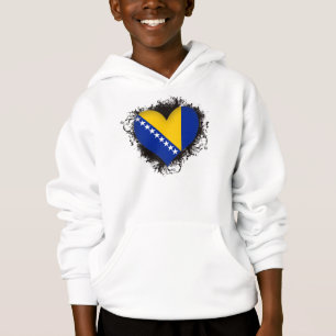 Vintage I Love Bosnia and Herzegovina Hoodie