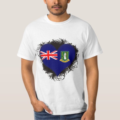 Vintage I Love British Virgin Islands T_Shirt