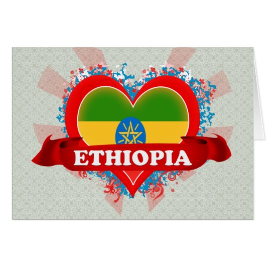 Vintage I Love Ethiopia (Front Horizontal)