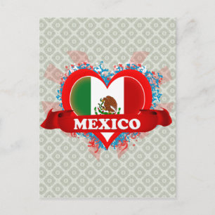 Vintage I Love Mexico Postcard