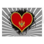 Vintage I Love Montenegro (Front Horizontal)