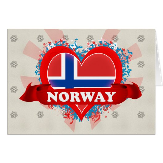 Vintage I Love Norway (Front Horizontal)