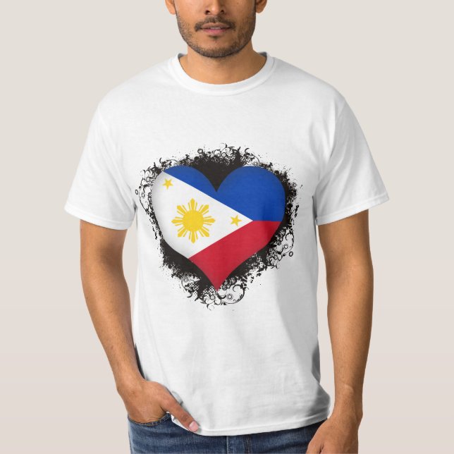 Vintage I Love Philippines T-Shirt (Front)