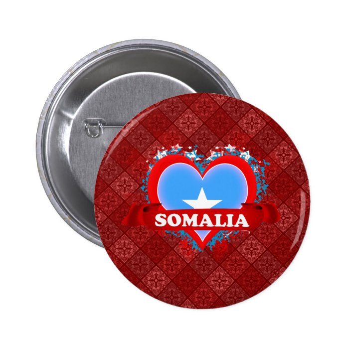 Vintage I Love Somalia Pins