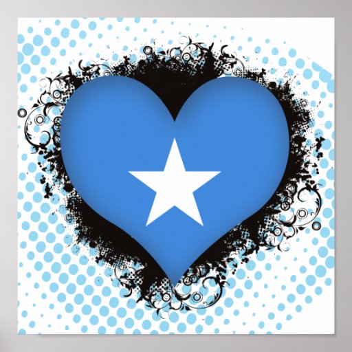 Vintage I Love Somalia Poster | Zazzle