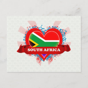 Vintage I Love South Africa Postcard