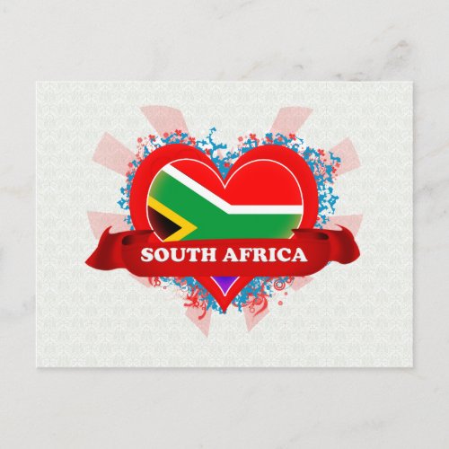 Vintage I Love South Africa Postcard
