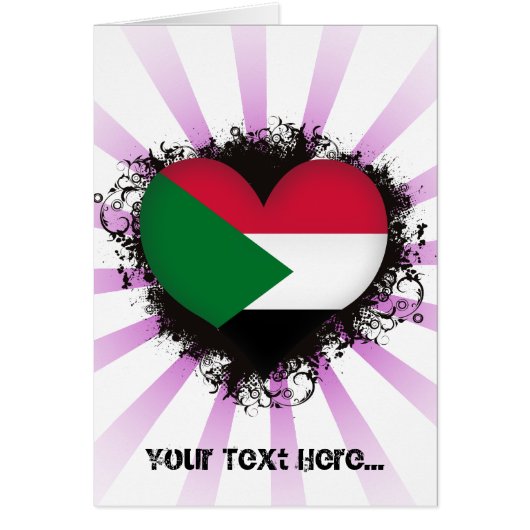 Vintage I Love Sudan (Front)