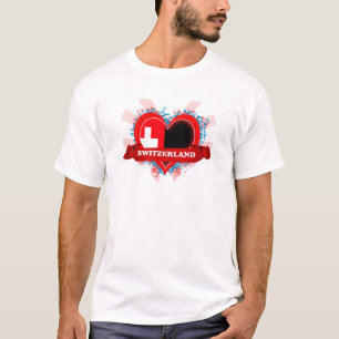 Vintage I Love Switzerland T-Shirt