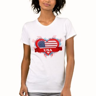 Vintage I Love Usa T-shirts