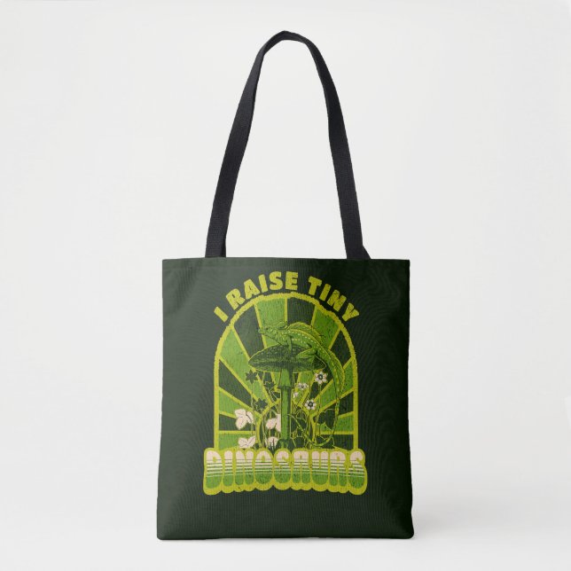 Vintage I Raise Tiny Dinosaurs Vintage  Tote Bag (Front)