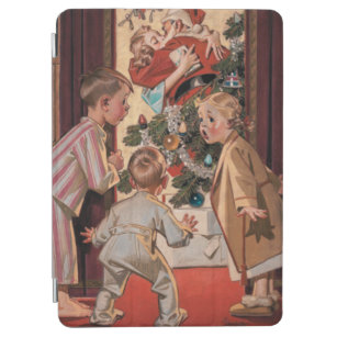 Vintage I Saw Mommy Kissing Santa Claus iPad Air Cover