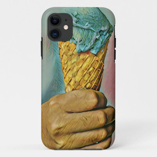 Vintage ice cream cone iPhone 11 case