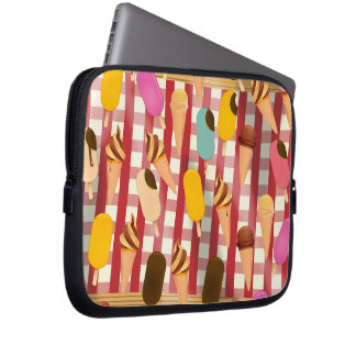 Vintage Ice Cream Picnic Laptop Sleeve