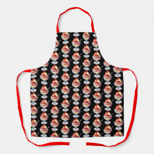 Vintage ice cream sundae   apron