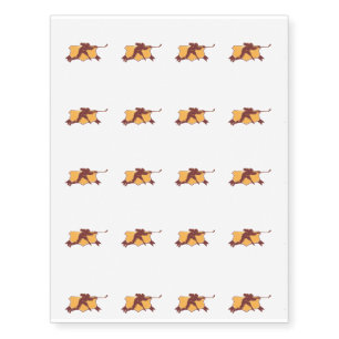 Vintage Ice Hockey Gift Temporary Tattoos